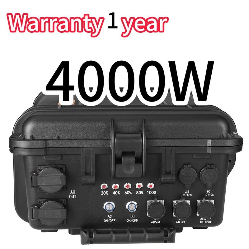 জরুরী বিদ্যুৎ কেন্দ্রের জন্য 8000W পিক পাওয়ার 1 LED বড় ক্ষমতা মোবাইল পাওয়ার সাপ্লাই