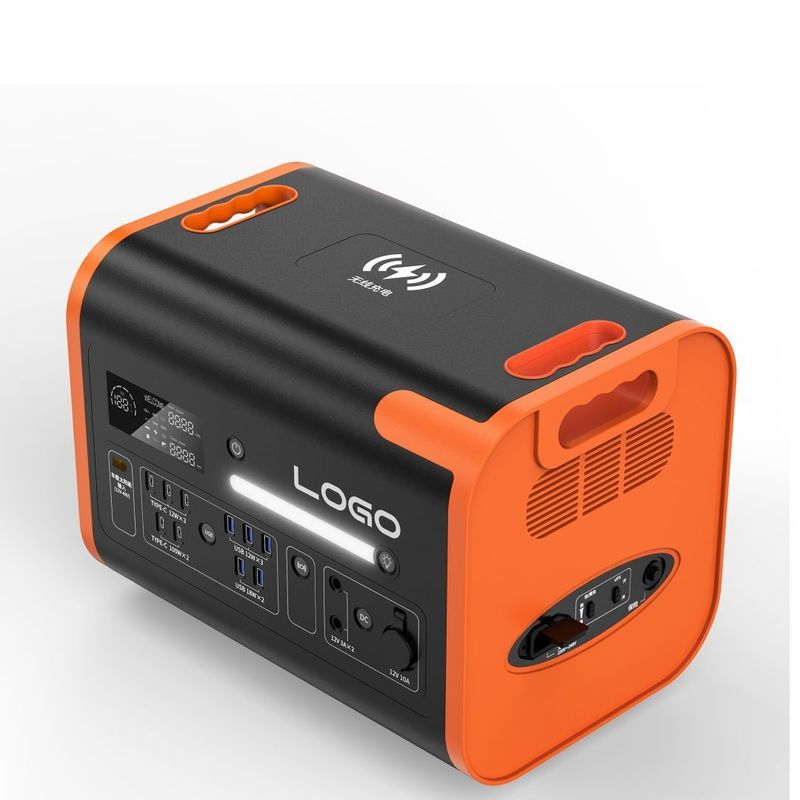40ah/2200W চার্জার অন্তর্নির্মিত লিথিয়াম ব্যাটারি জীবন Po4 সৌর জেনারেটর পাওয়ার স্টেশন
