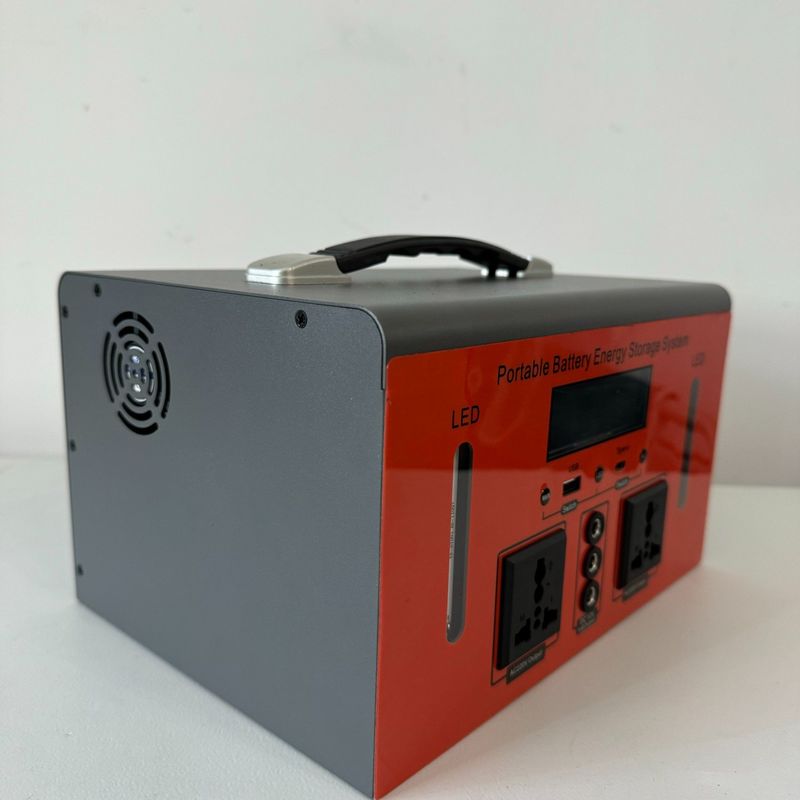 সংশোধন তরঙ্গ আউটপুট তরঙ্গরূপ এসি ডিসি সহ 500W দ্রুত চার্জিং পোর্টেবল পাওয়ার স্টেশন