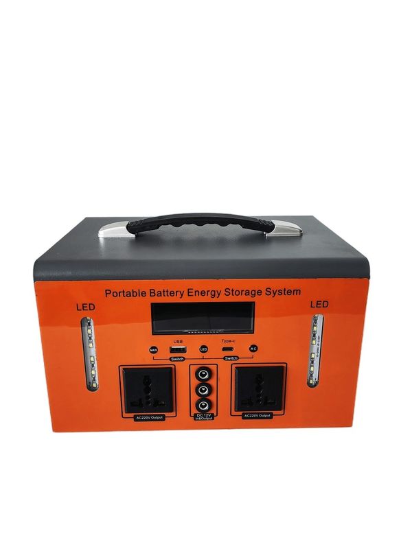 500W আউটডোর ক্যাম্পিং সৌর জেনারেটর হোম পোর্টেবল পাওয়ার স্টেশন আউটডোর জন্য নিখুঁত