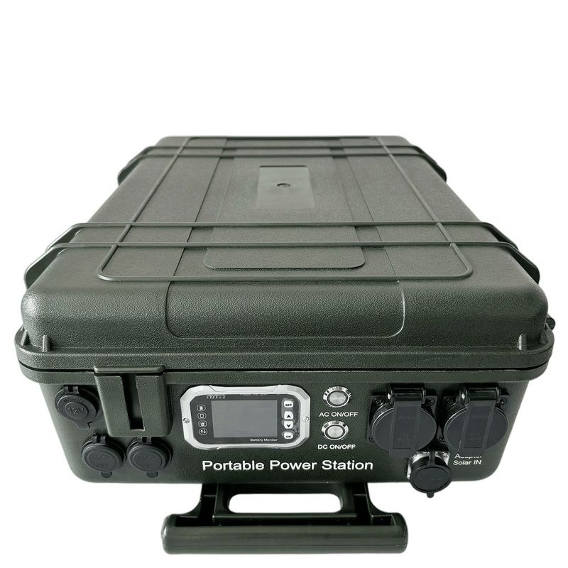 আউটডোর অ্যাডভেঞ্চারের জন্য 6000W পোর্টেবল পাওয়ার স্টেশন সৌর প্যানেল চার্জিং অন্তর্ভুক্ত