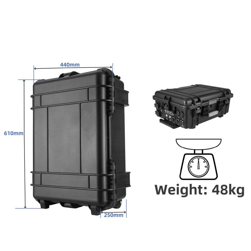 5000W/4800W ব্যাটারি ইউপিএস বহনযোগ্য পাওয়ার স্টেশন আউটডোর হোমসের জন্য 6-7 ঘন্টা চার্জিং সময়