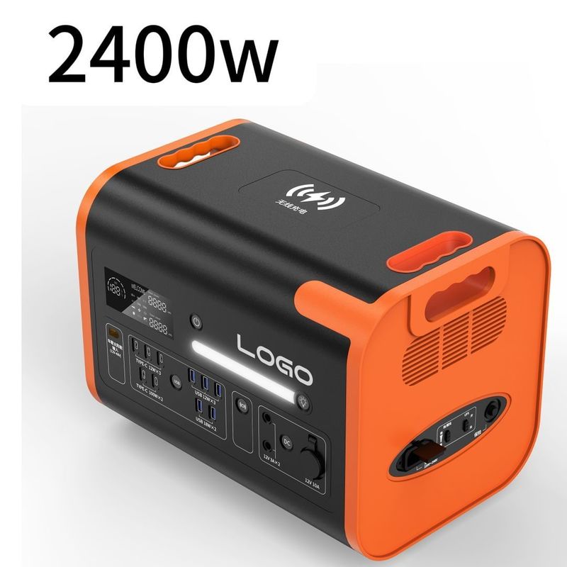 দ্রুত চার্জিং 2200W ক্রমাগত শক্তি আউটপুট ক্যাম্পিং এবং হোম জন্য সৌর বিদ্যুৎ কেন্দ্র
