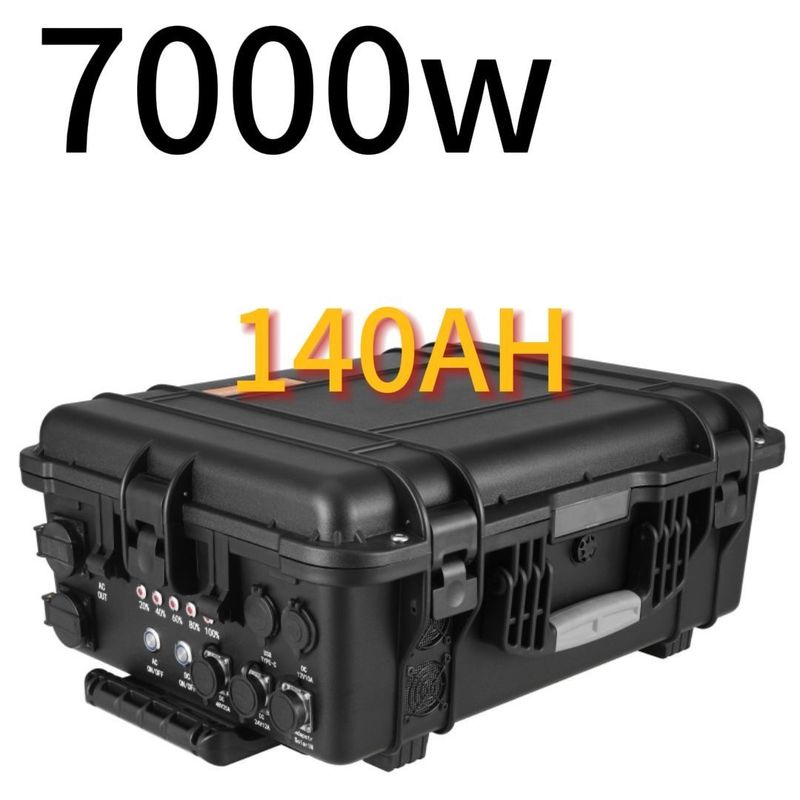 110V/220V এসি আউটপুট 7000W/6993wh পূর্ব এশিয়ার জন্য বহিরঙ্গন জরুরী মোবাইল পাওয়ার স্টেশন