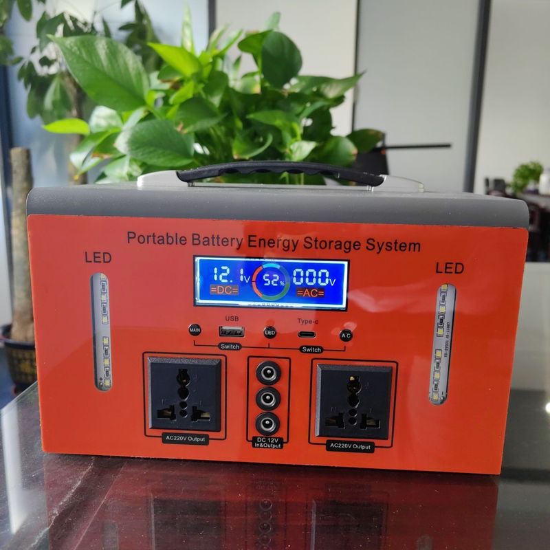 500W টাইগার বেবি ক্যাম্পিং শিকার জরুরী পাওয়ার স্টেশন সঙ্গে 12V ডিসি আউটপুট 11-14V সর্বোচ্চ