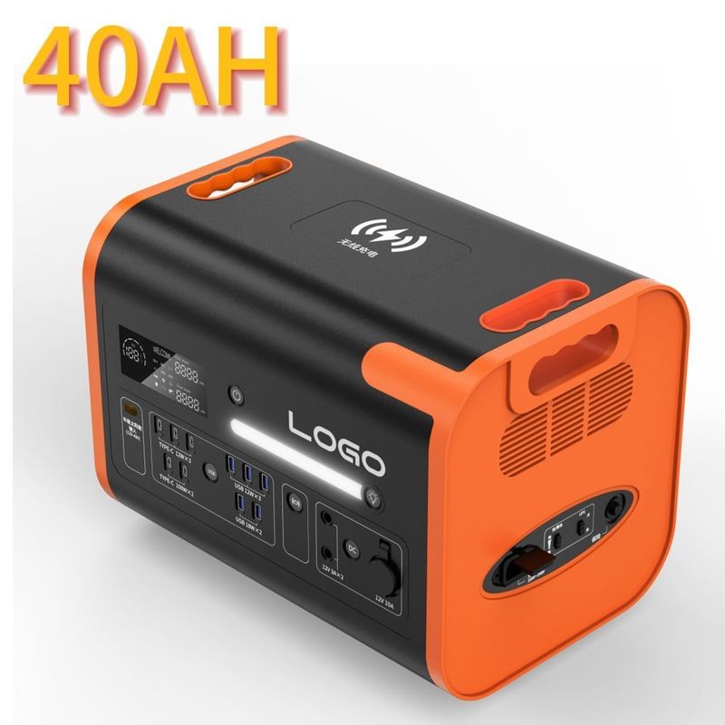 2400W পোর্টেবল এবং টাইপ-সি 3*18W/2*100W সহ জরুরী শক্তি সঞ্চয় শক্তি কেন্দ্র