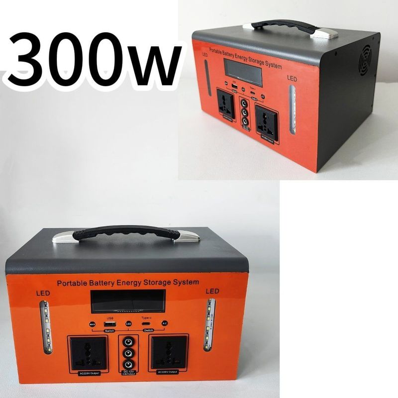 300W/110V/220V XT300 অন-দ্য-গু চার্জিংয়ের জন্য আউটডোর পাওয়ার স্টেশন DC অ্যাডাপ্টার অন্তর্ভুক্ত
