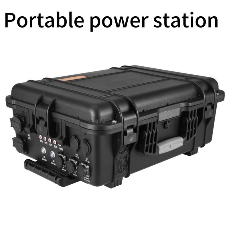 3000W-7000W গৃহস্থালি শক্তি সঞ্চয় সৌর শক্তি সিস্টেম বহিরঙ্গন মোবাইল শক্তি স্টেশন